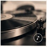 Vinyl record detail